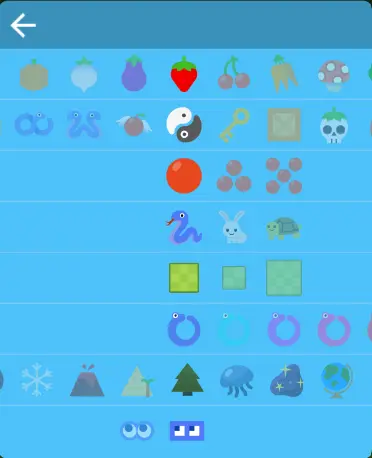 Menú de configuración de Google Snake mostrando todas las opciones disponibles